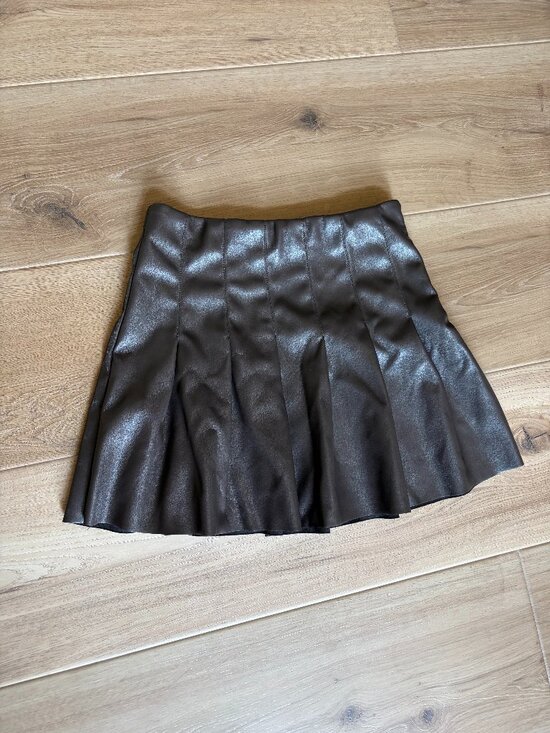 Sofie The Label Dresses & Skirts - Sofie the Label Brown Leather Skirt